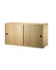 String Furniture - Armoire Avec Porte Coulissantes - 78 x 30 cm
