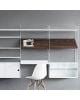 String Furniture - VITRINE 2 PORTES EN VERRE 78 x 30 x H42 cm
