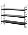 String Furniture - Etagères String pocket - Noir