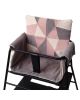 TOWERchair - PATCHWORK CUSHION PINK/GREY - For design high chair