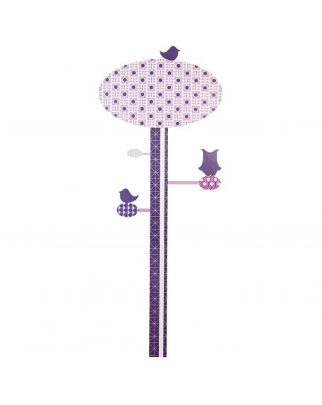 SEBRA - LILAC TREE WALL STICKER - Measuring sticker