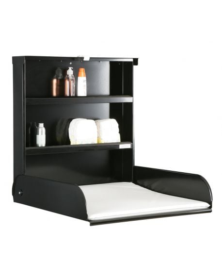 BYBO DESIGN - FIFI Nursing table in sheet metal - Black