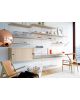 STRING - SHELVING SYSTEM 2 - White and Oak