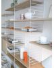 STRING - SHELVING SYSTEM 2 - White and Oak