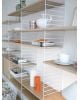 String Furniture - SHELVING SYSTEM 2 - White and Oak