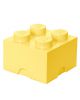 LEGO - BOITE DE RANGEMENT - 4 plots - Jaune claire