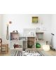 MUUTO STACKED - Shelving Unit L - with backboard