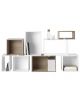 MUUTO STACKED - Shelving Unit L - with backboard