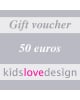 CHEQUE CADEAU ELECTRONIQUE - 50 euros