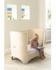 LEANDER - DESIGN CONVERTIBLE COT from 0 to 7 years old - Grey