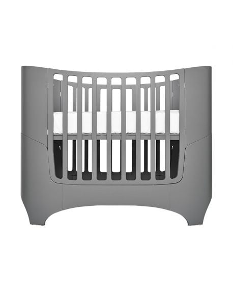LEANDER - LIT DESIGN EVOLUTIF de 0 à 7 ans - Gris (matelas confort compris)