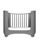 LEANDER - DESIGN CONVERTIBLE COT from 0 to 7 years old - Grey