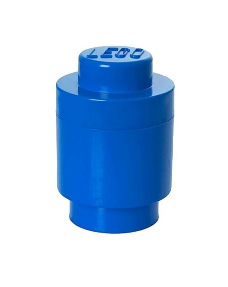 LEGO - BOITE DE RANGEMENT - 1 plot rond / Bleu roi