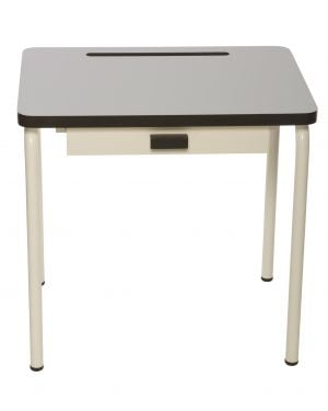 LES GAMBETTES REGINE - Bureau enfant design 2-7 ans - Gris perle