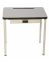 LES GAMBETTES REGINE - Bureau enfant design 2-7 ans - Gris perle