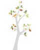 INKE-ARBRE3 OCTOBRE Feuilles orange et vert/tronc au choix