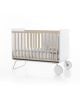 BE - BE COT - Lit bébé évolutif design devenant bureau - Barreaux coulissants
