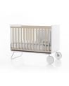 BE - BE COT - Lit bébé évolutif design devenant bureau - Barreaux coulissants