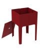 MATIERE GRISE - CAPE LOW Design bedside table in metal