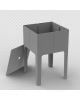 MATIERE GRISE - CAPE Chevet design metal bas