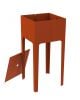 MATIERE GRISE - CAPE HAUT Chevet ou Table d'appoint design metal