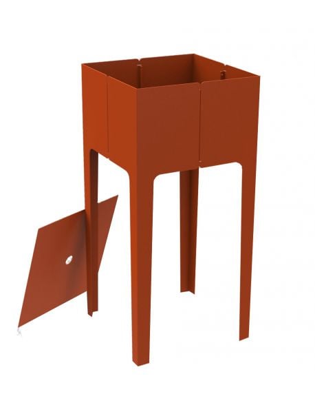 MATIERE GRISE - CAPE HAUT Chevet ou Table d'appoint design metal