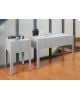 MATIERE GRISE - CAPE HAUT Chevet ou Table d'appoint design metal