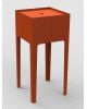 MATIERE GRISE - CAPE HAUT Chevet ou Table d'appoint design metal