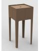 MATIERE GRISE - CAPE HAUT Chevet ou Table d'appoint design metal