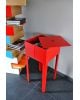 MATIERE GRISE - CAPE HAUT Chevet ou Table d'appoint design metal