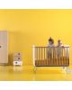 BE - BE COT - Lit bébé évolutif design devenant bureau - Barreaux coulissants