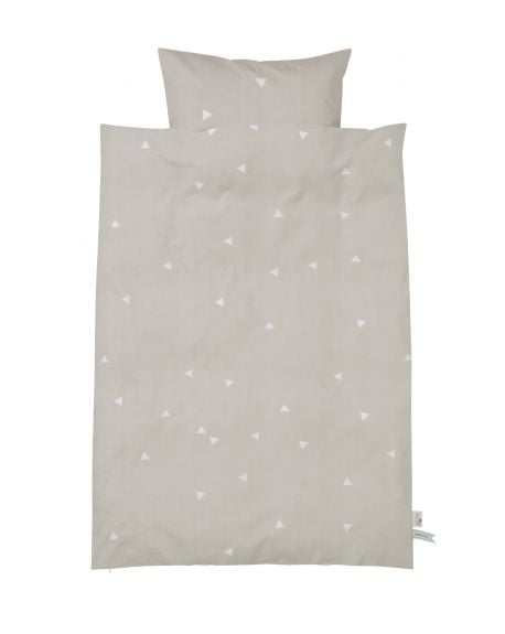 FERM LIVING - Parure de Lit Adulte - Teepee Gris - 140 x 200 cm