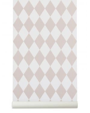 FERM LIVING - HARLEQUIN WALLPAPER - Pink