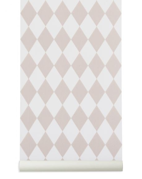 FERM LIVING - HARLEQUIN WALLPAPER - Pink