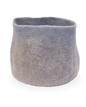 MUSKHANE - Calebasse bicolore XL / Bleu - Pierre