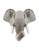 WILD & SOFT - Trophée en peluche - Tête d'éléphant George