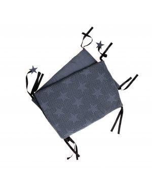 COT BUMPER - JACK N'A QU'UN OEIL - CENTAURE dark grey with black stars