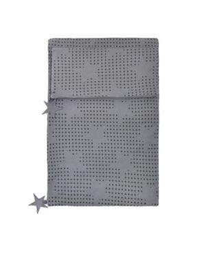 JACK N'A QU'UN OEIL - PEGASE - Duvet cover 140 x 200 cm + Pillow case 65 x 65 cm Dark grey with 