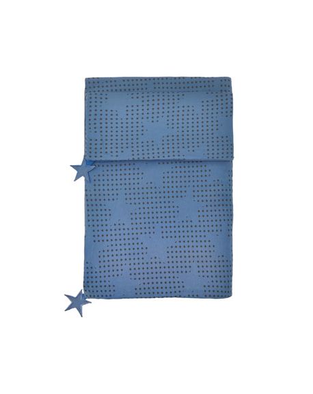 JACK N'A QU'UN OEIL - PEGASE - Housse de couette 140 x 200 cm + taie d'oreiller 65 x 65 cm - Velvet Blue (bleu foncé)