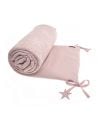 COT BUMPER - JACK N'A QU'UN OEIL - CENTAURE Powder pink with golden stars