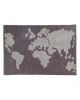 LORENA CANALS-TAPIS COTON MONDE MARRON / 140 x 200 cm