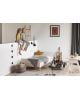 KUTIKAI - Lit enfant junior - Peekaboo collection - 160x80 cm 