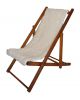 TOILES CHICS - Deck chair in fake fur - raw