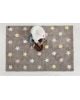 LORENA CANALS - TRICOLOR STARS - Grey/Pink - 120 X 160 cm