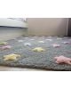 LORENA CANALS - TRICOLOR STARS - Grey/Pink - 120 X 160 cm