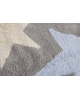 LORENA CANALS - TAPIS TROIS ETOILES - Gris/bleu - 120 x 160 cm