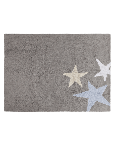 LORENA CANALS - 3 STARS - Grey/Blue - 120 x 160 cm 